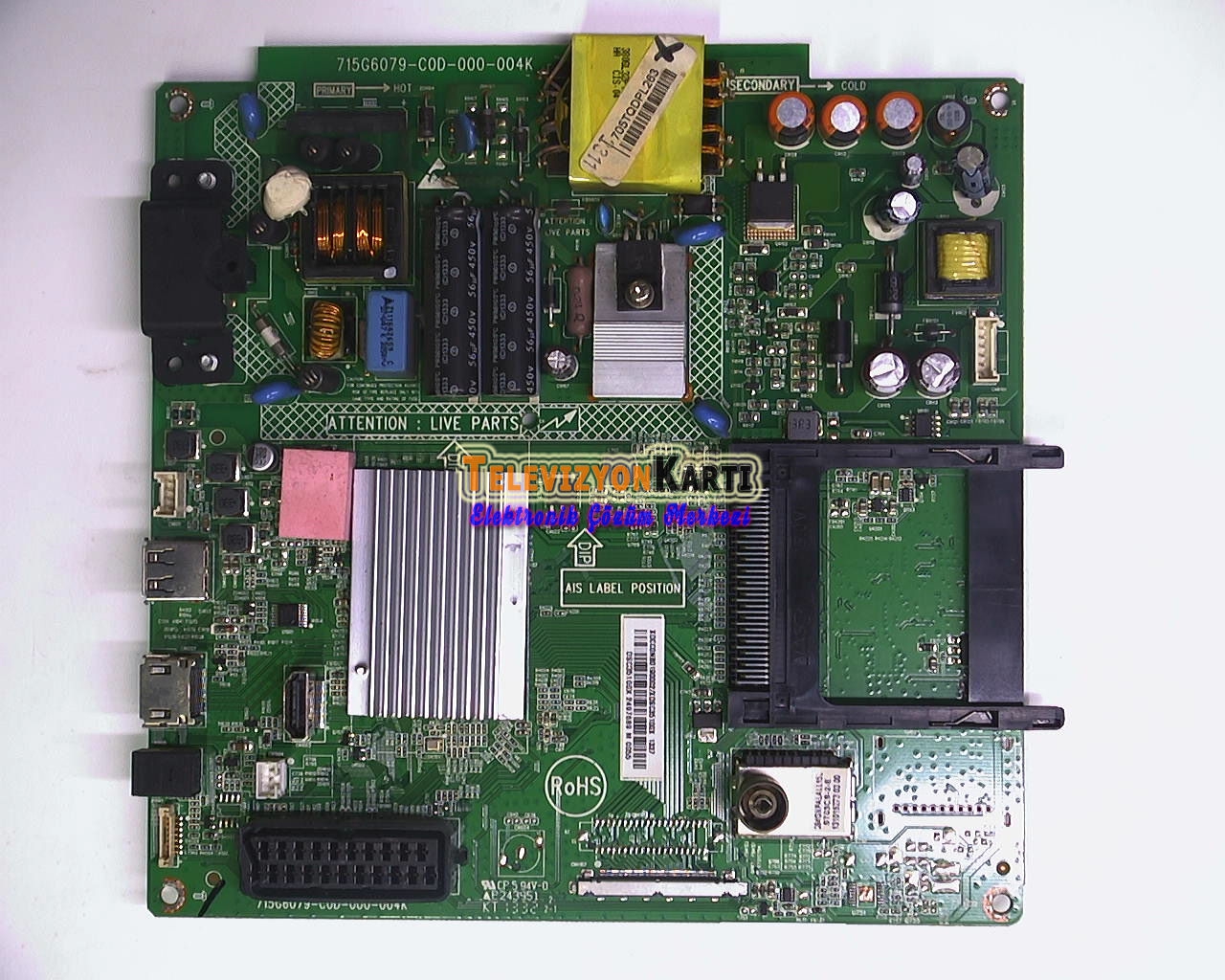 PHILIPS 39PFL4398H/12 Main Board , 715G6079-C0D-000-004K , XDCC0NB0190001 , 705TQDPL263 , TPT390J1-HVD03