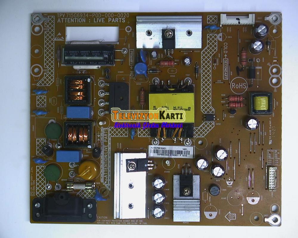 715G6934-P0D-000-0020 Philips 40PFK4009/12 Power Board