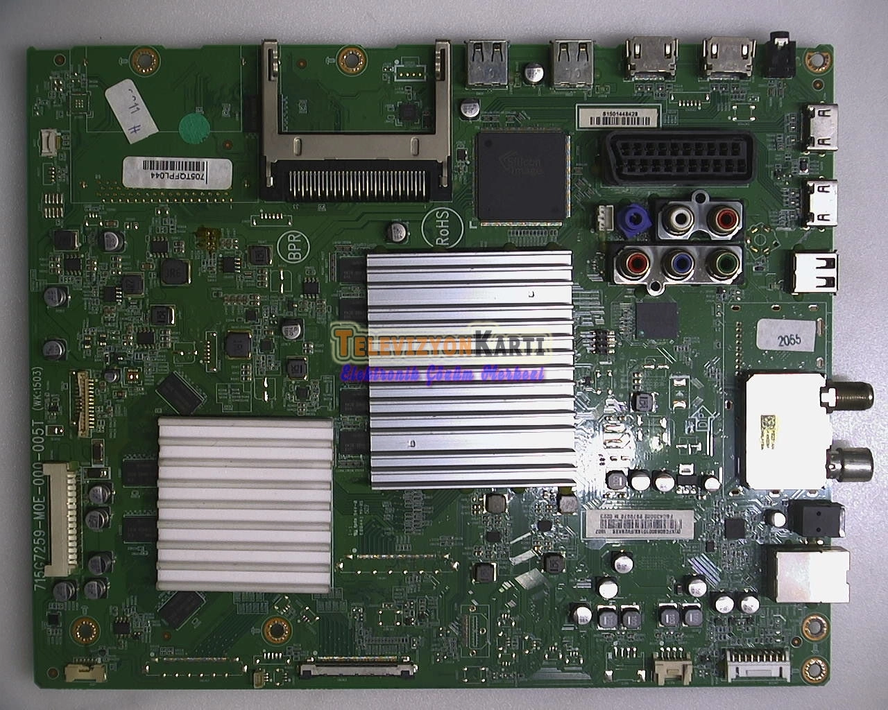 715G7259-M0E-000-005T,XFCB06B00101SX,705TQFPL044,FSC430002,PHILIPS 55PUK7100/12,Main Board,Ana Kart,LC550EQE-FHP1