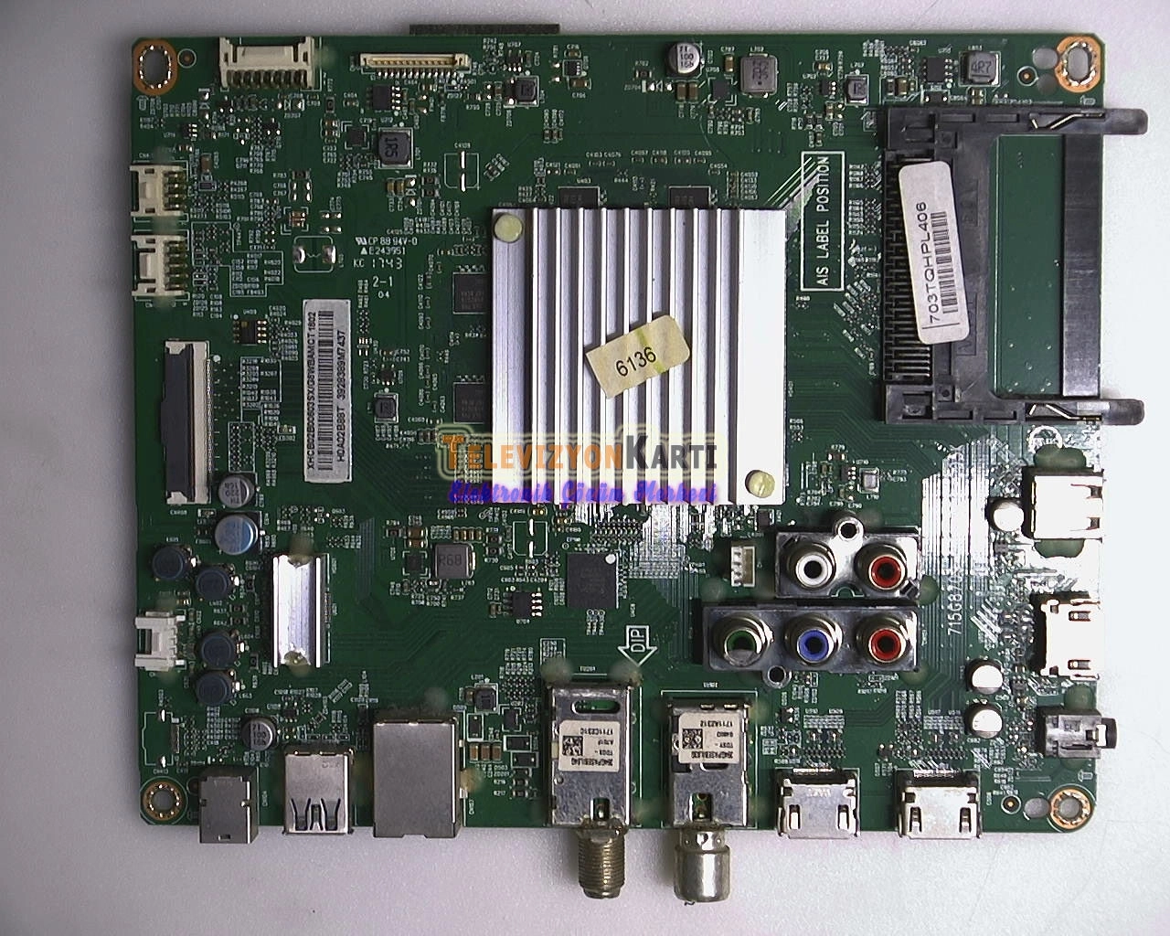 715G8709-M01-B00-005K,XHCB02B00603SX,703TQHPL406,Philips 49PUS6262/12,Main Board,TPT490U-EQYSHM.G