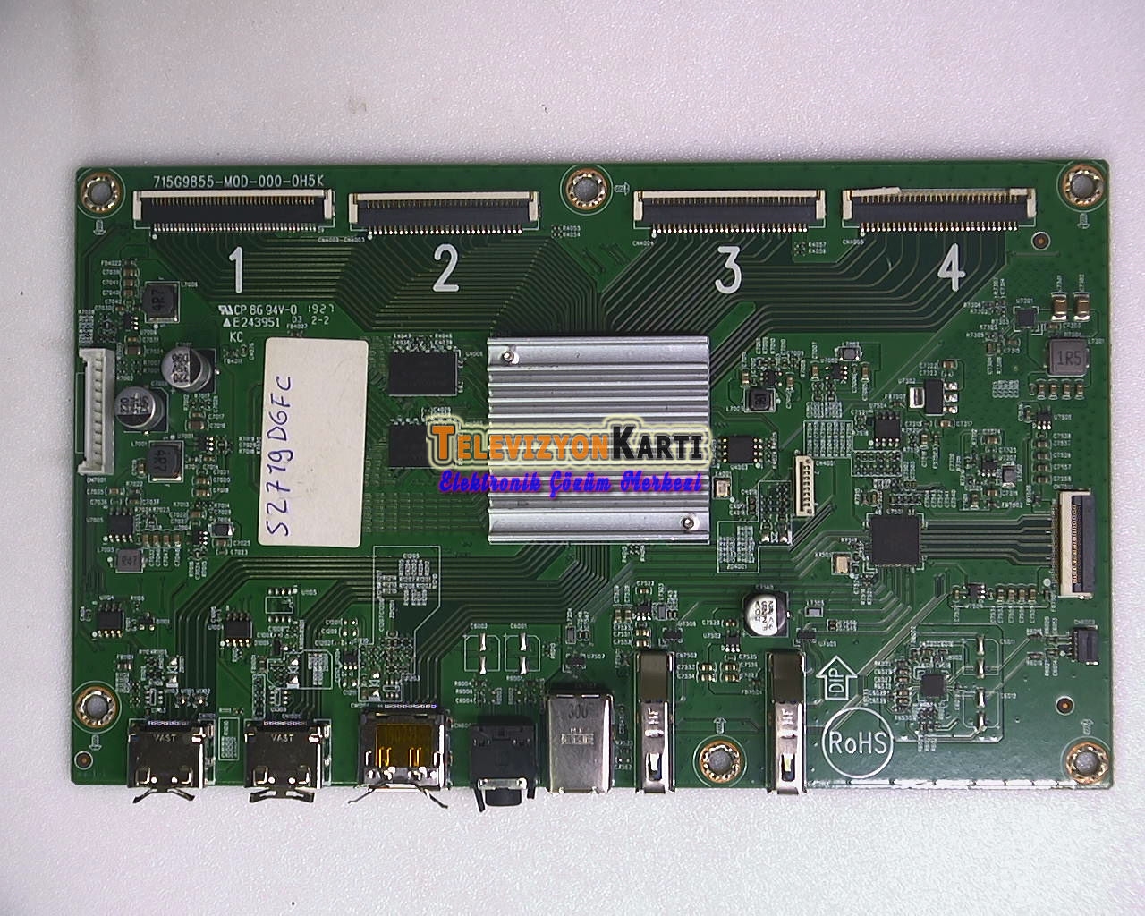 715G9855-M0D-000-0H5K Dell S2719DGF Monitor Main Board