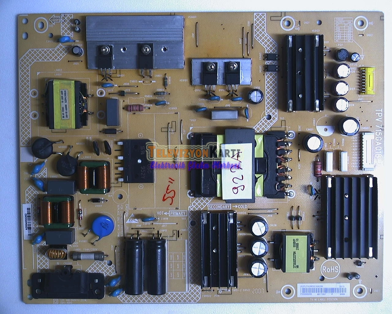 715GA018-P01-006-003S,TPT550U2-EQQ,PHILIPS 55PUS7805/62,Power Board