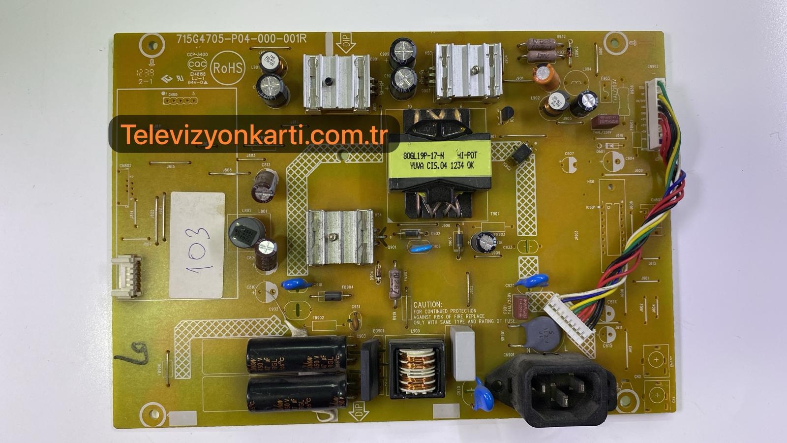 715G4705-P04-000-001R , ASUS LED MONITOR POWER BOARD