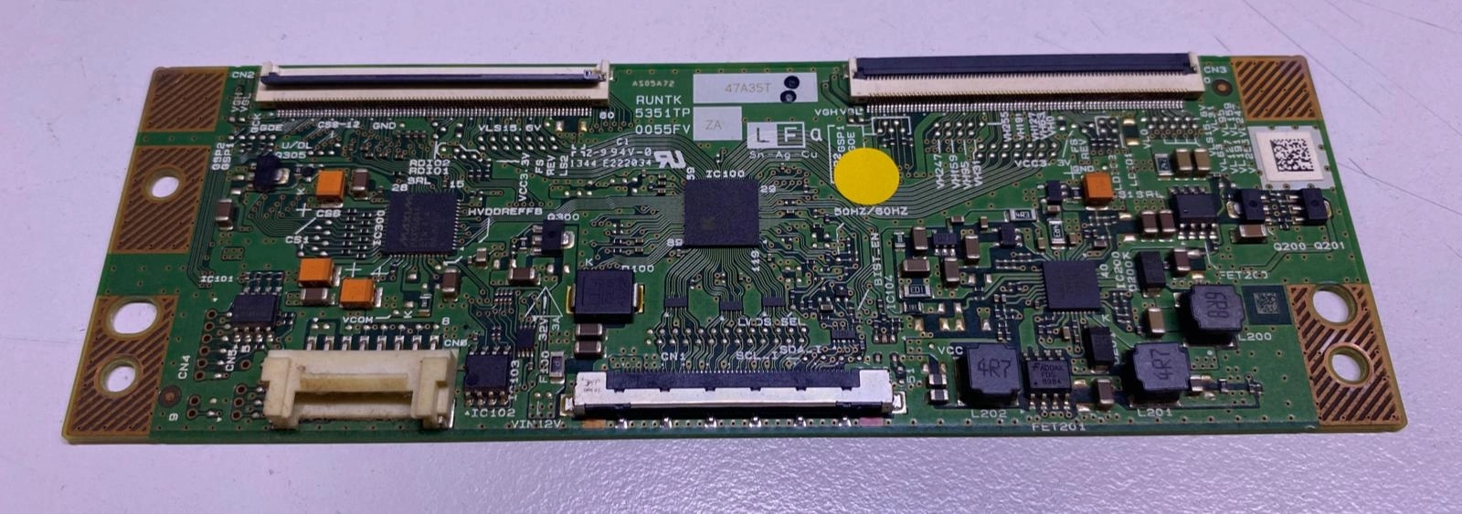 RUNTK 5351TP 0055FV , 5351TP , SAMSUNG UE32F5070 , T-CON BOARD