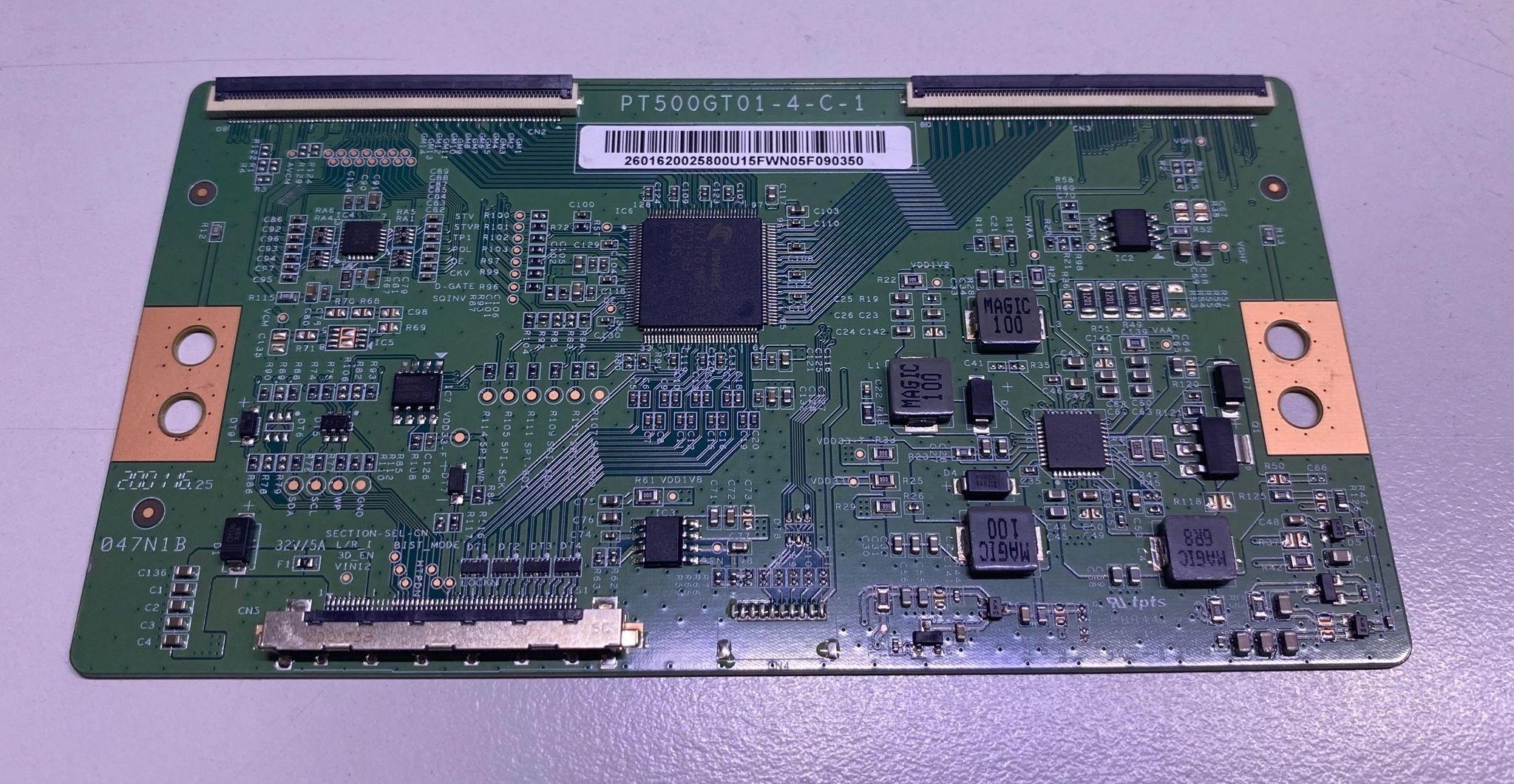 PT500GT01-4-C-1, 50UM7500PLA, T-CON BOARD