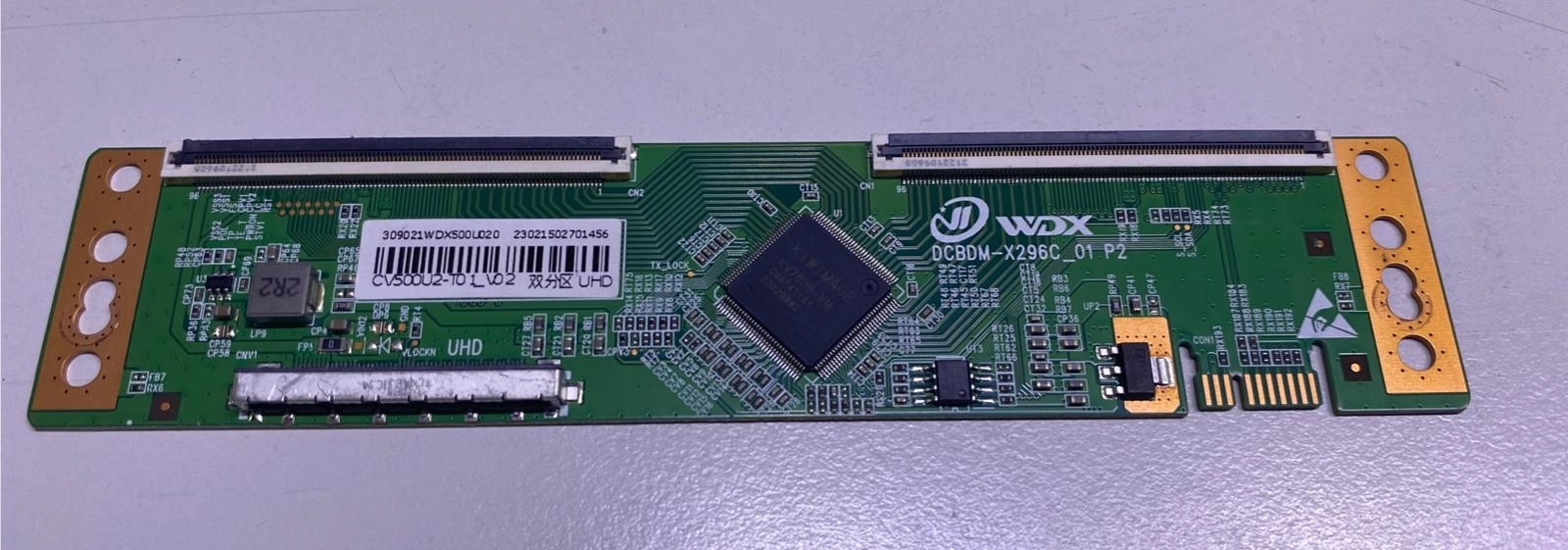 WDX, DCBDM-X296C_01, CV500U2-T01_V02, T-CON board
