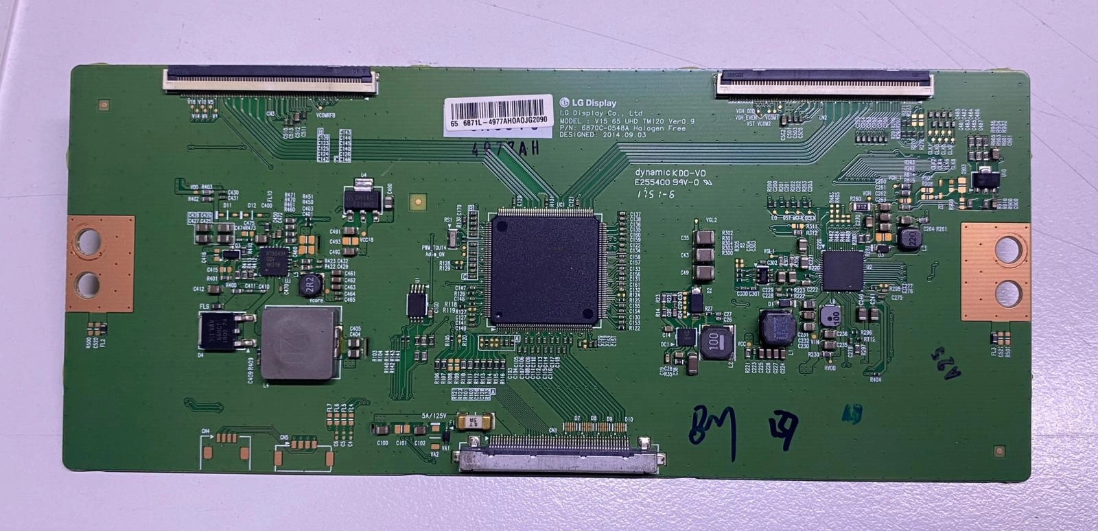 6870C-0548A, 6871L-4977A, LG 65HL8000A, Tcon Board
