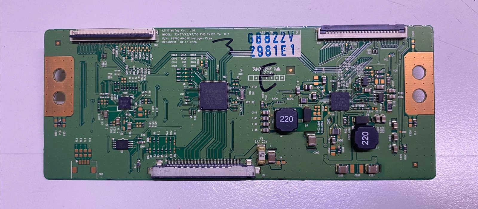 6870C-0401C, 2981, 6870C-0401C Vestel T CON Board