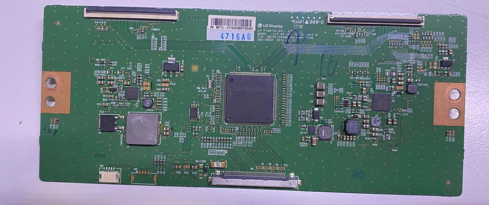 6871L-4716A , 6870C-0548A , VESTEL 65UD8900 , VES650QNTL-2D-U3 , T-CON BOARD
