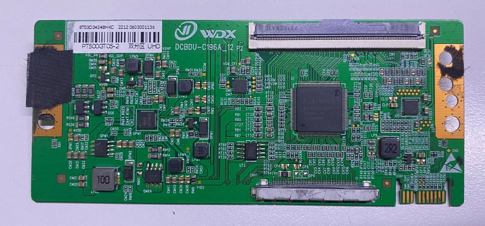 DCBDU-C196A_12, PT500GT05-2 TCON BOARD