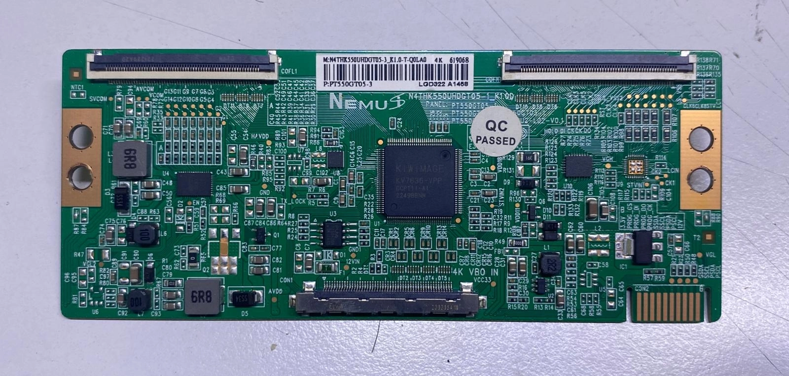 N4THK550UHDGT05-3_K1.0D , PPT550GT05-3 , HV550QUB,DİJİTSU 55DW9900 , T CON BOARD