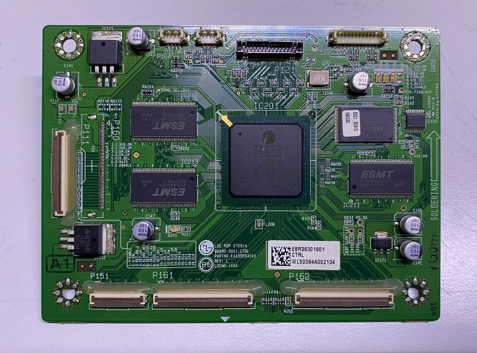 EBR38301801 , EAX39594101 , LG 50PG3000 , T-CON BOARD