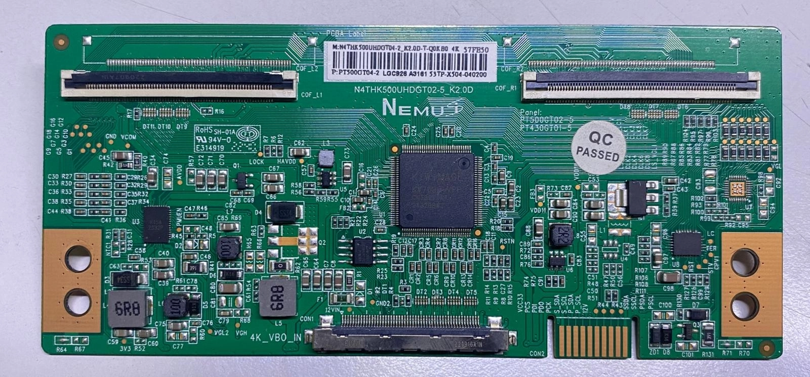 N4THK500UHDGT04-2_K2.0, N4THK500UHDGT02-5_K2.0D T-CON BOARD