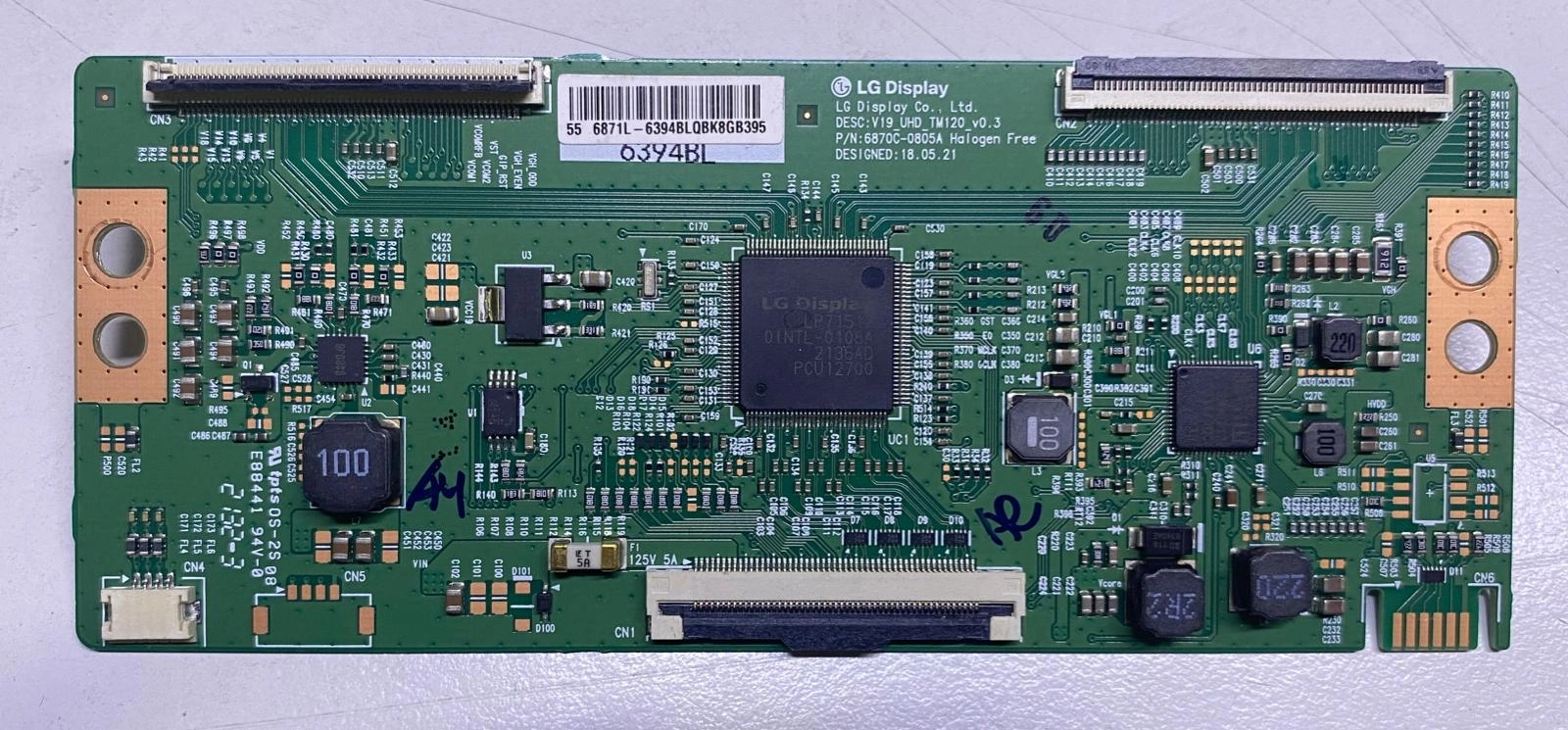 6871L-6394B, 6870C-0805A, V19_UHD_TM120_V0.3, LC550EQQ-SMA4, TPT550WR1-EQQ.G, VES550QNZL-M1-Z01, HI-LEVEL HL55UAL402-02016, Philips 55PUS7506-12