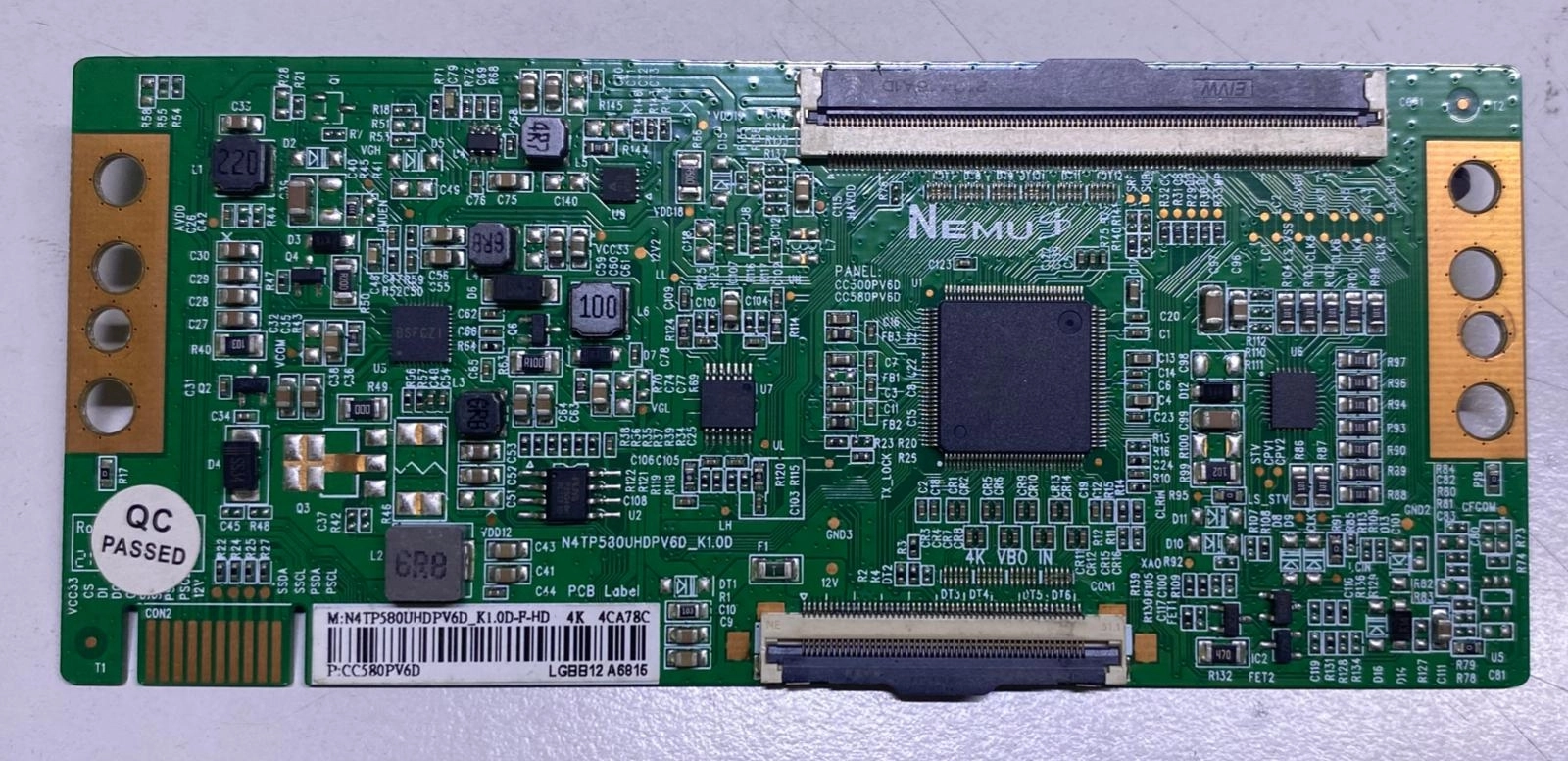 N4TP580UHDPV6D_K1.0, CC580PV6D T-CON BOARD