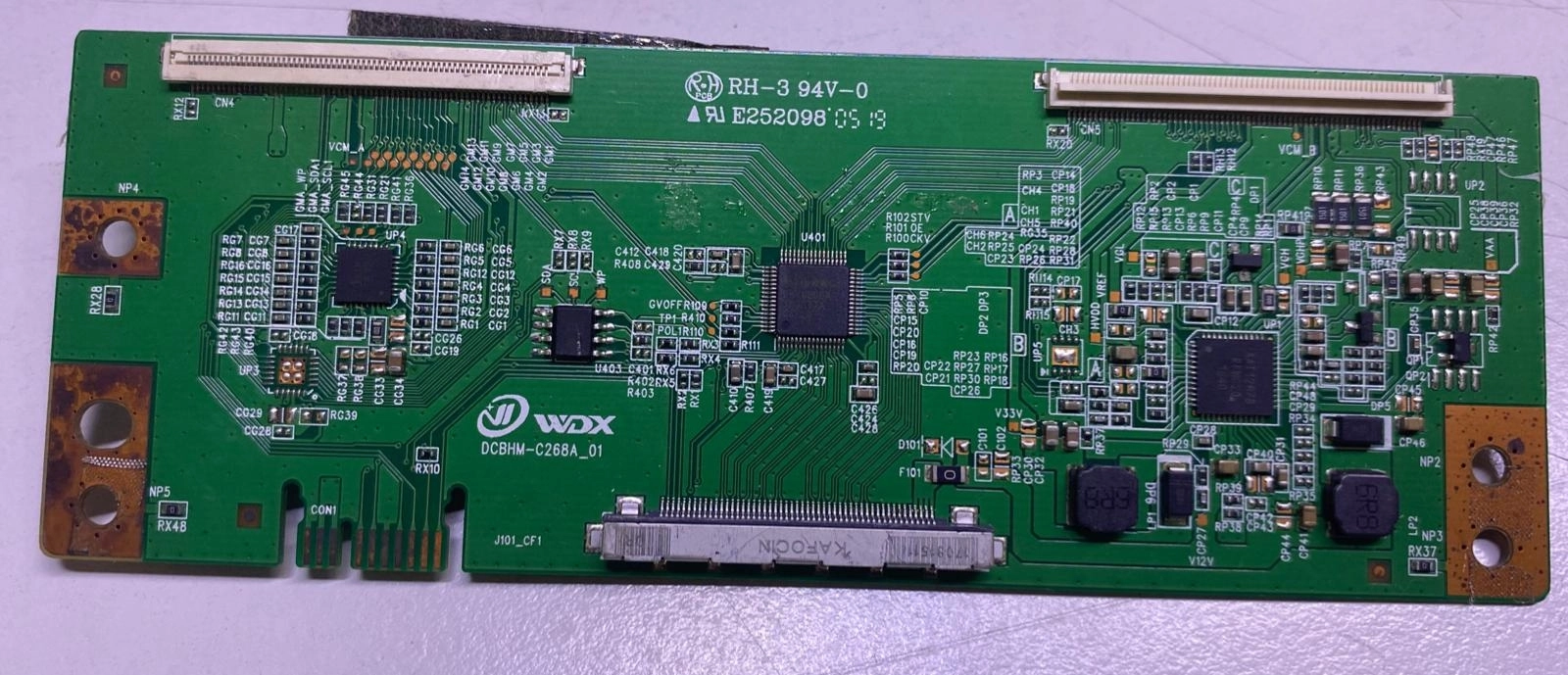 RH-, 94V-0, E252098 T-CON BOARD