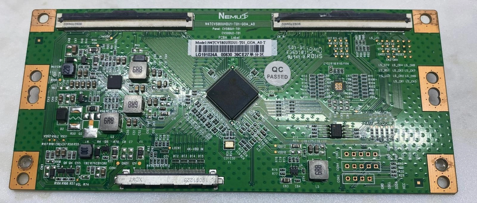N4TCV580UHDU1-T01-G0A_A0, CV580U1-T01, CV500U2-T01,LG191024A, T-con board