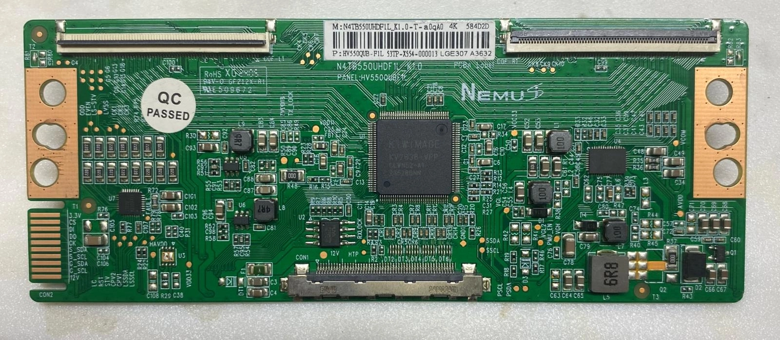 N4TB550UHDF1L_K1.0, HV550QUB-F1L, 53TP-X554,N4TB550UHDF1L_K1.0, T-CON BOARD