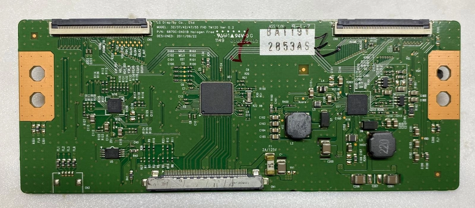 6871L-2853A , 6870C-0401B , Philips 32PFL3517H/12 T Con Board
