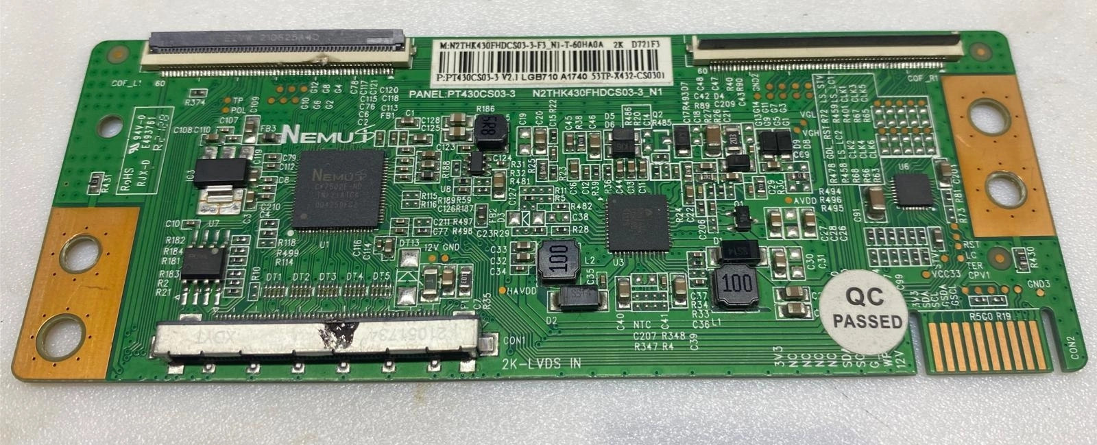 N2THK430FHDCS03-3-F3_N1,PT430CS03-3,T-CON BOARD