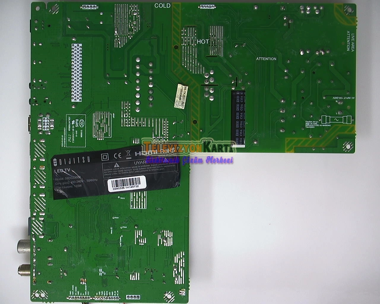 9612M5F5,DİJİTSU 58DG22000,ANAKART,MAİN BOARD
