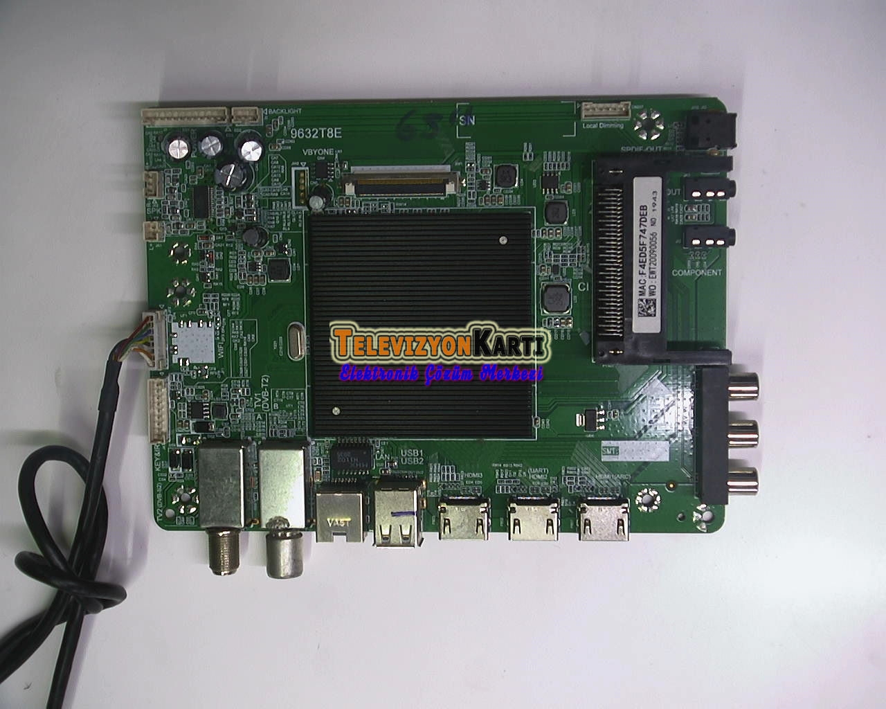 9632T8E,Dijitsu 65DS8800,Anakart - Televizyon Kartı