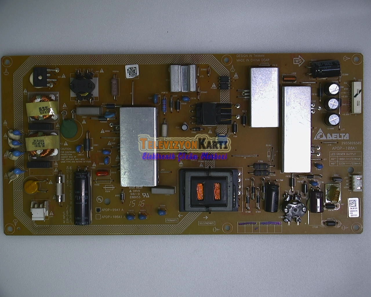 APDP-108A1 A,APDP-108A1,2955026502,ZMH910R,Arçelik A49L85324B,Power Board