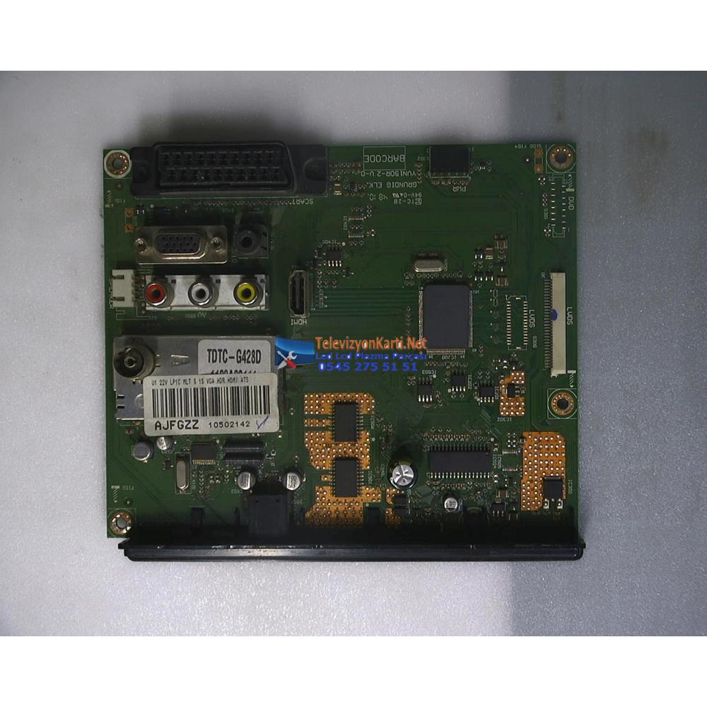 ARÇELİK TV 56-200 HD LCD TV YUN190R-2 , AJF GZZ Anakart