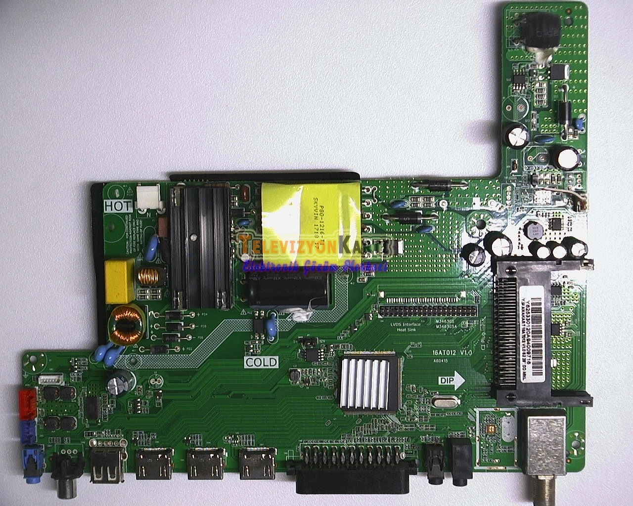 Axen AX028LD012-S2 Main Board,16AT012 V1.0,Y.M ANAKART,16AT012 V1.0 32 28”,ST2751A01-8