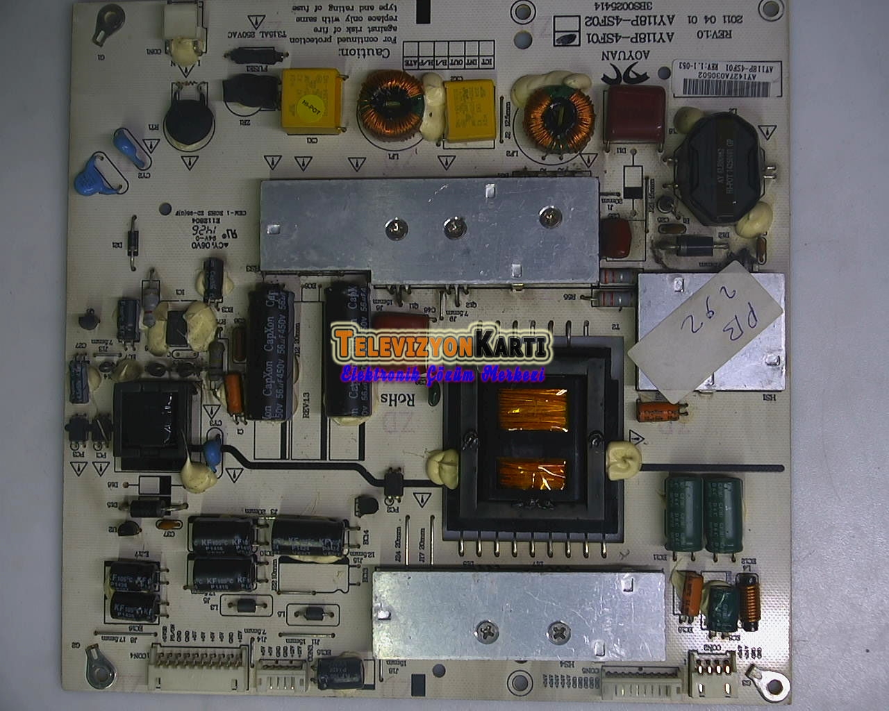 AY118P-4SF01, 3BS0025414, SN042DLD12AT022-SMF, SN042DLD12AT022-TMF, AXEN AX040DLD12AT022-TMF, POWER BOARD, LC420DUN(SF)(R2), REV:1.1
