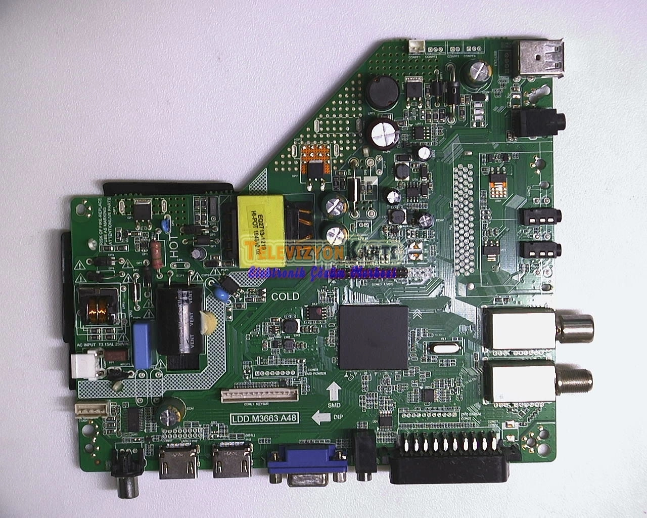 LDD.M3663.A48,Telenova 32P4001,Main Board - Televizyon Kartı