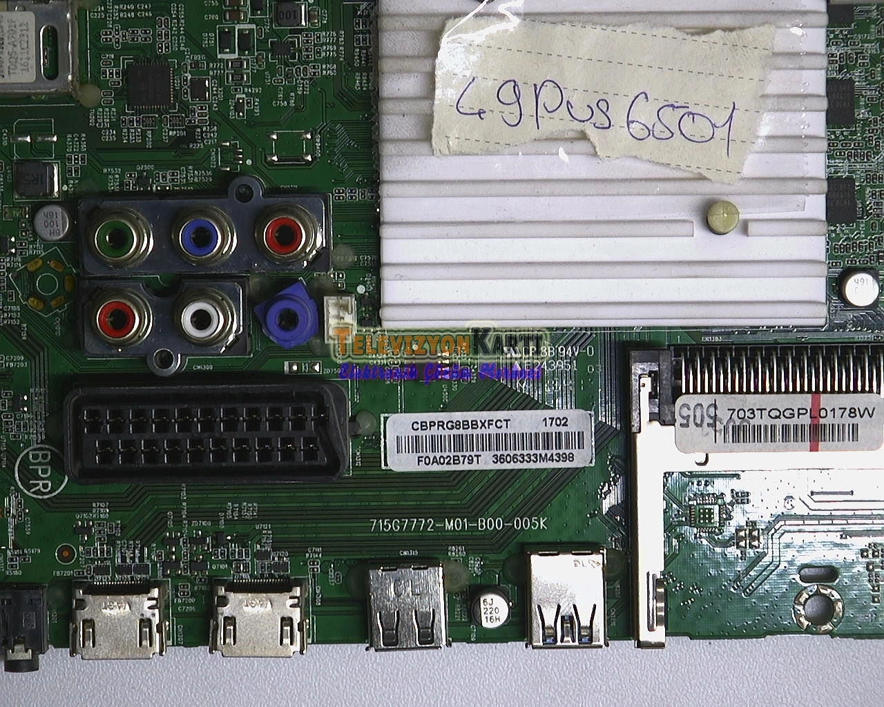 715G7772-M0E-B00-005K,PHILIPS 43PUS6501/12,49PUS6501/12,55PUS6501/12,MAIN BOARD