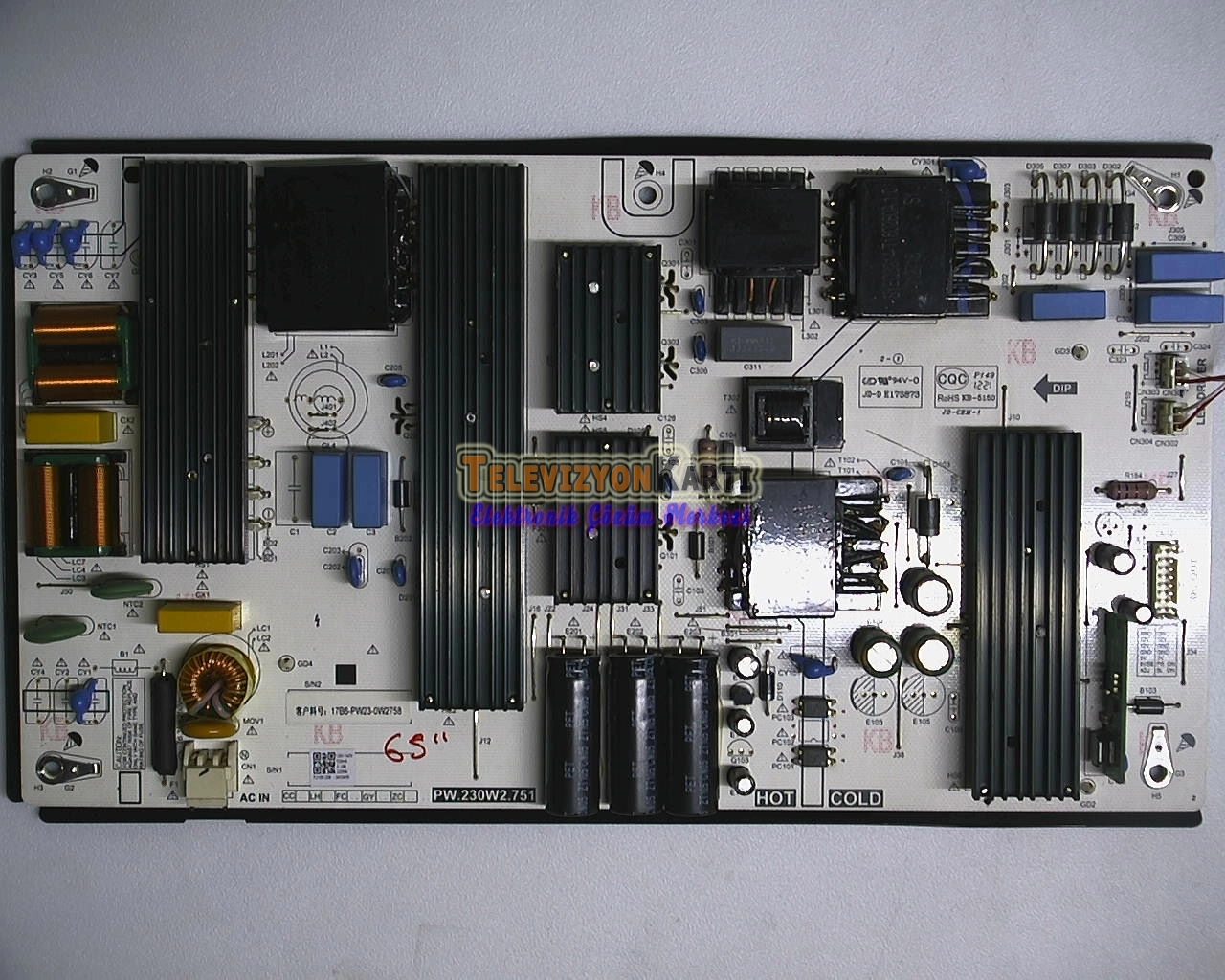 17B6-PW23-0W2758,PW.230W2.751,Onvo OV65500,Pawer Board