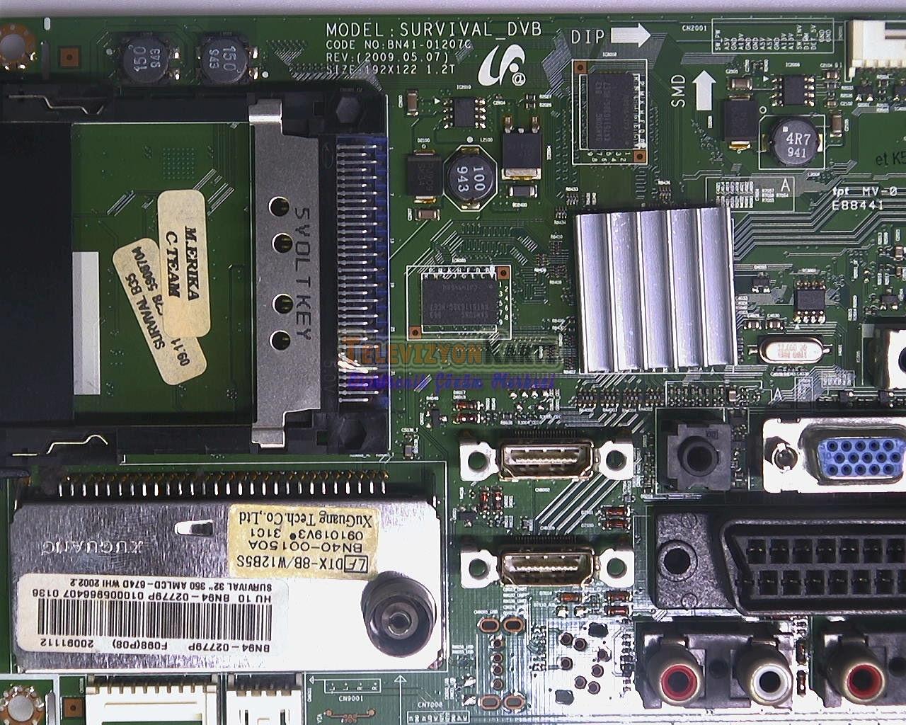 BN41-01207C , BN94-02779P SAMSUNG LE32B350F1W Main Board Anakart