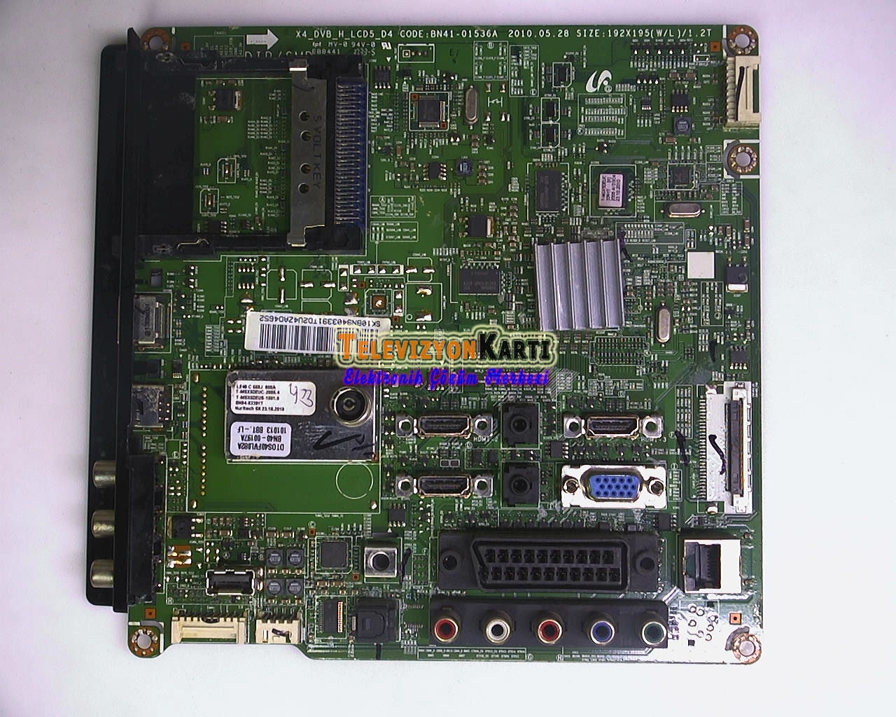 BN41-01331B, BN94-03391T, Samsung LE40C550, J1W, Main Board, Ana Kart, LTF400HM01