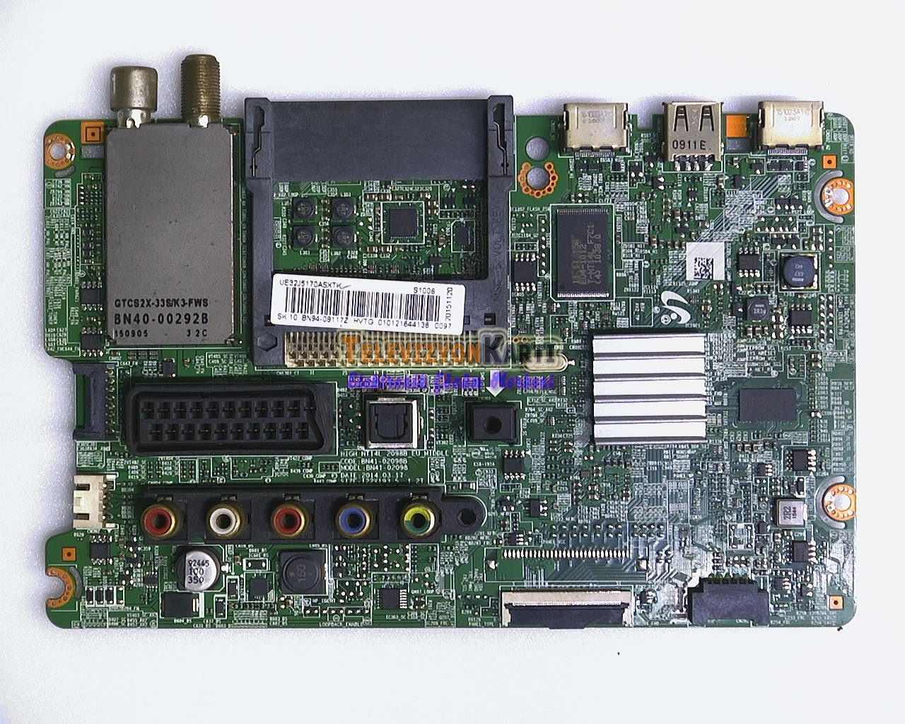 BN41-02098B,BN94-08117Z,SAMSUNG UE32J5170AS,Main Board,Ana kart,CY-GH032BGSV1H