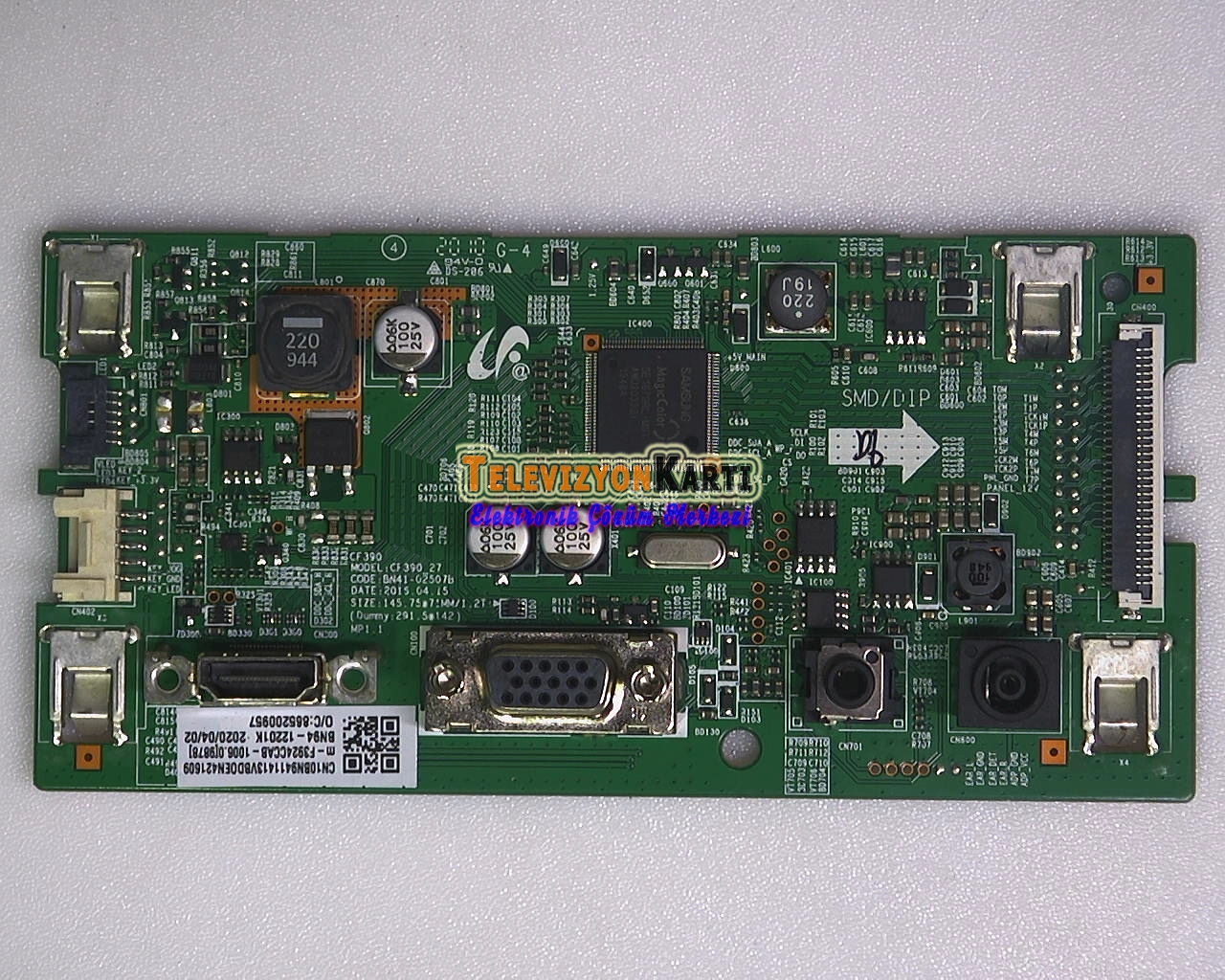 BN41-02507B BN94-12201K Samsung C24F396FHM Monitör Main Board