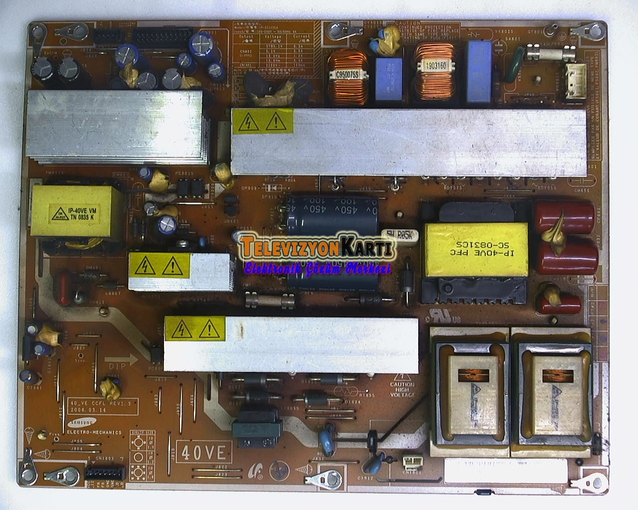 BN44-00199A,IP-211135A,40_VE CCFL REV1.3,REV1.4 ,SAMSUNG LE40A551,POWER BOARD