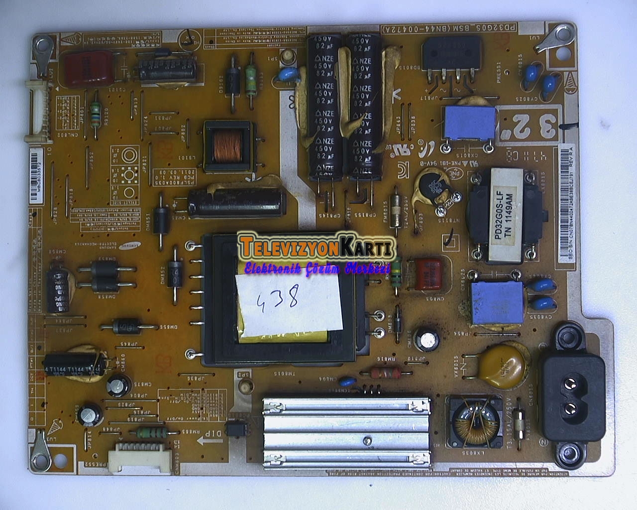 BN44-00472A, PD32G0S_BSM, PSLF800A03S, SAMSUNG UE32D4003BW, Power Board, LTJ320AP02-J