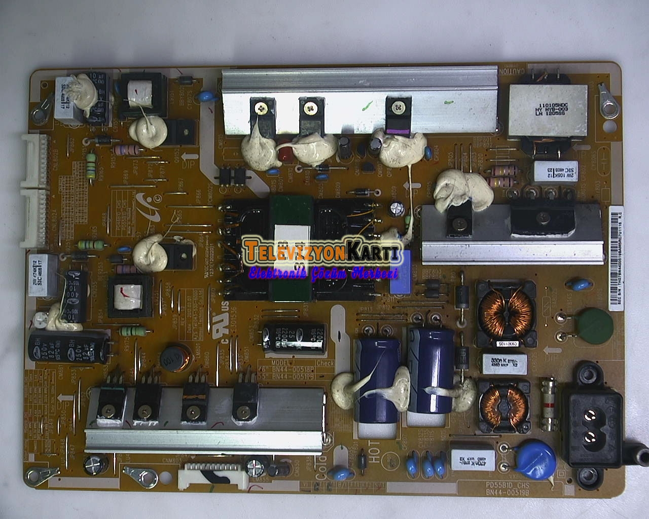 BN44-00519B, PD55B1D_CHS, SAMSUNG UE50ES6100, Power Board, Besleme, LE500CSA-B1