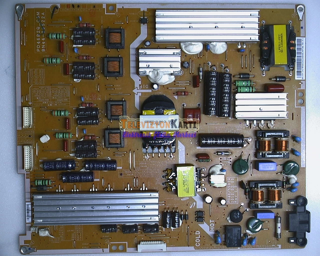 BN44-00522A,PD46B2Q_CSM,PSLF131Q04A,PD46/55B2Q,SAMSUNG UE46ES8000,Power Board,Besleme,LTJ460HQ10-V
