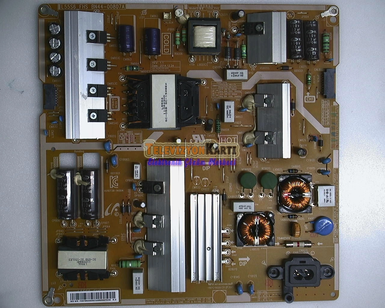 BN44-00807A,Samsung UE55JU6570UXTK,Power Board - Televizyon Kartı