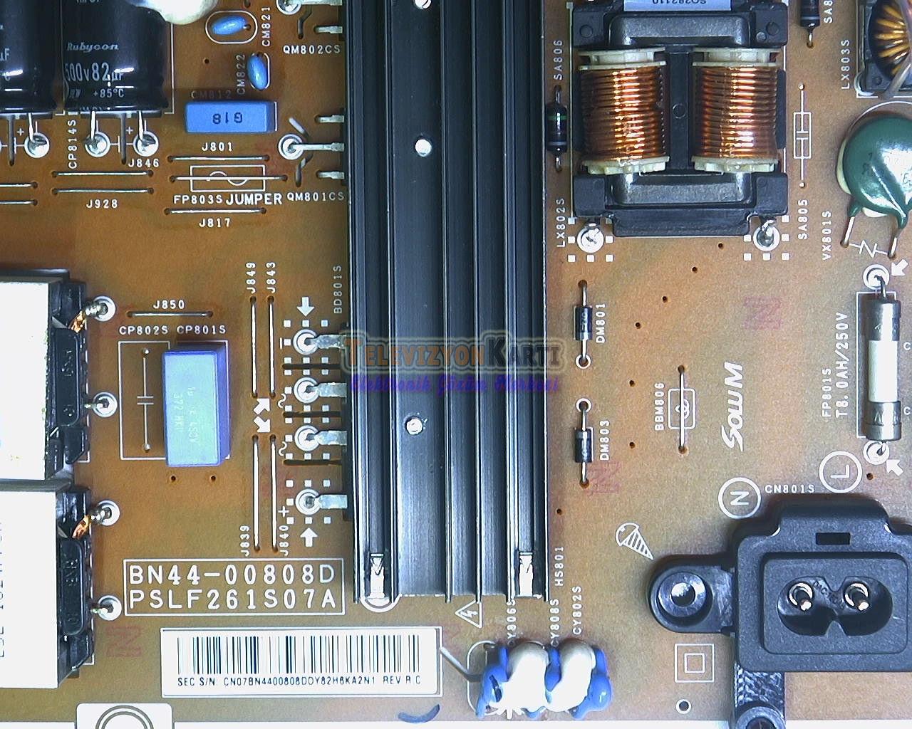 BN44-00808D,Samsung UE65KU7360U,Pawer Board