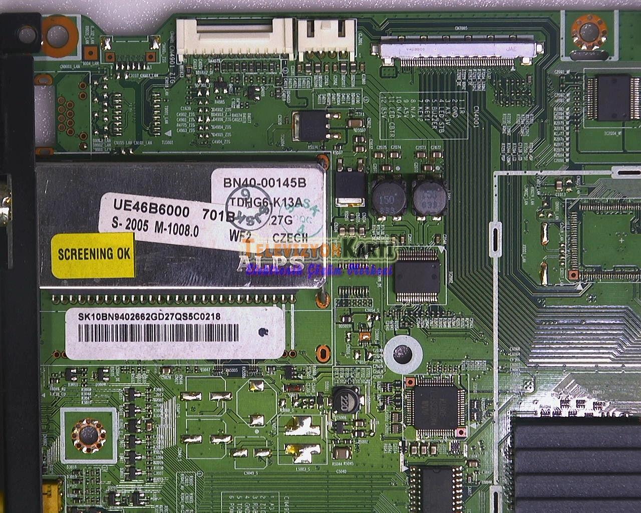 BN94-02662G,BN41-01190B,SAMSUNG UE46B6000VW,MAİN BOARD,ANAKART