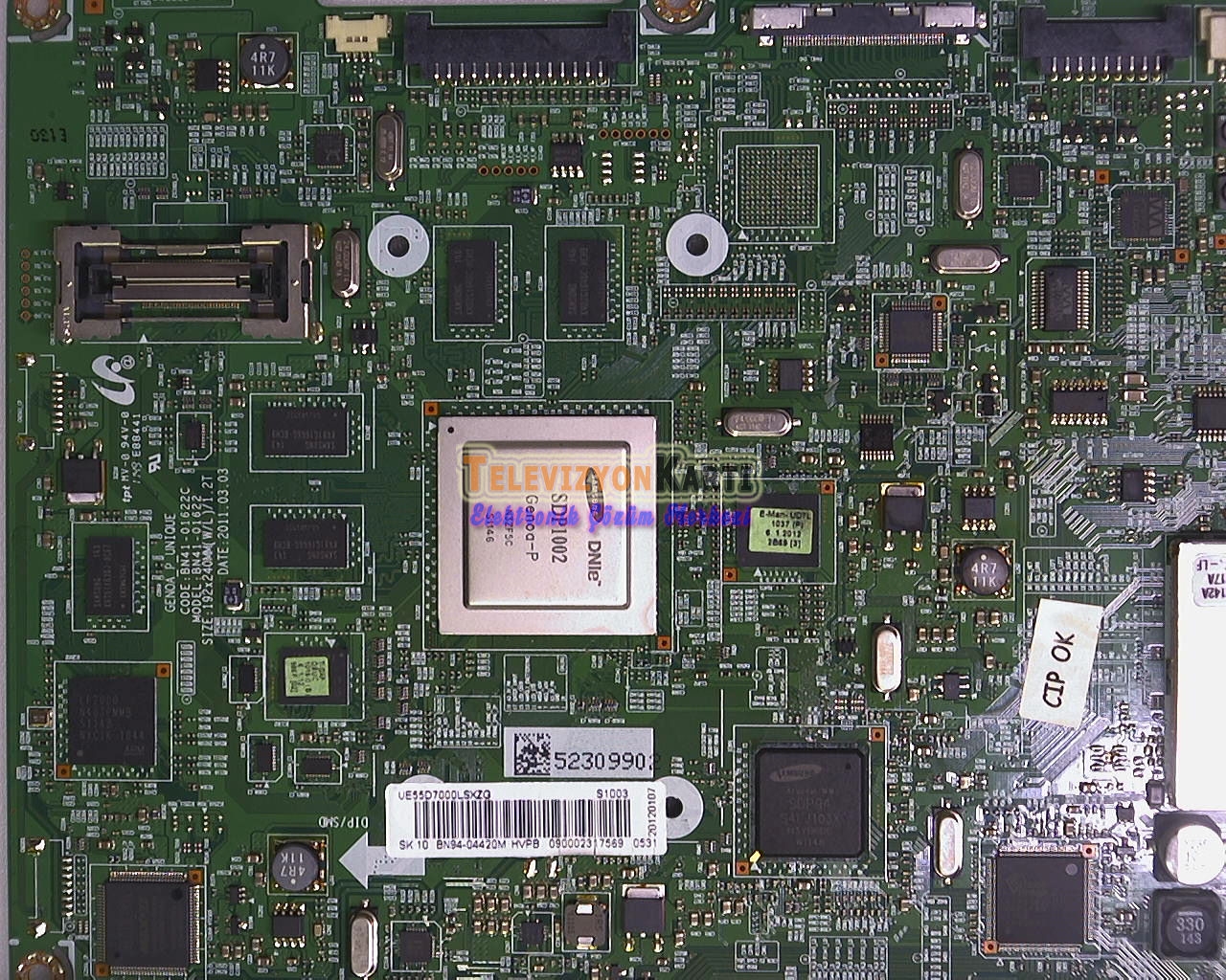 BN94-04420M,BN41-01622C,Samsung UE55D7000LSXZF,Main Board