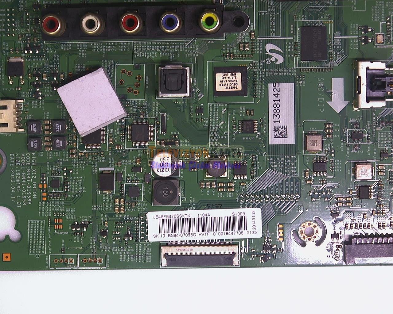 BN94-07095Q BN41-01958B Samsung UE46F6470 Anakart