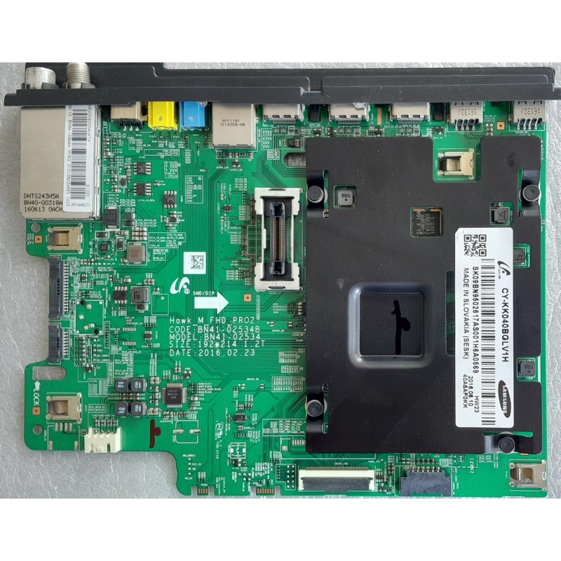 BN94-10944A, BN41-02534B, Samsung UE40K6000AU, Main Board, AnaKart, CY-KK040BGLV1H