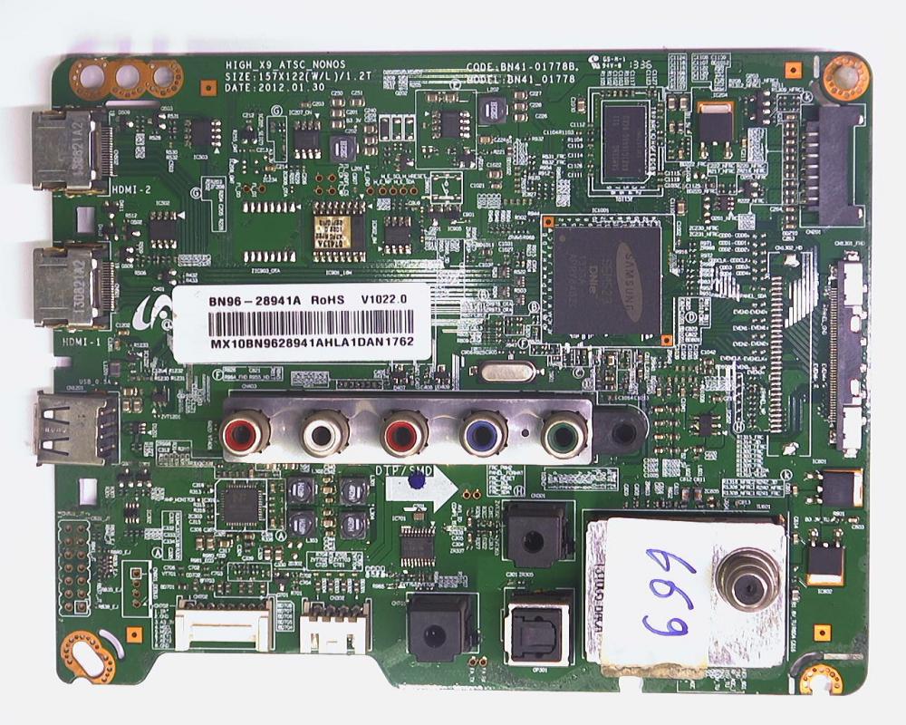 BN96-28941A, BN41-01778B,Samsung UN50EH5000F Anakart