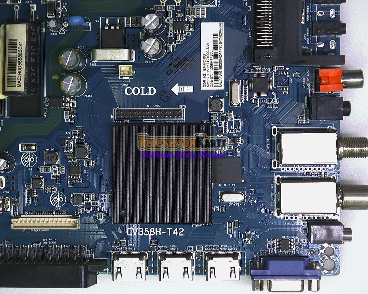 CV358H-T42,TELENOVA 40S8001,MAİN BOARD,LC390TA2A