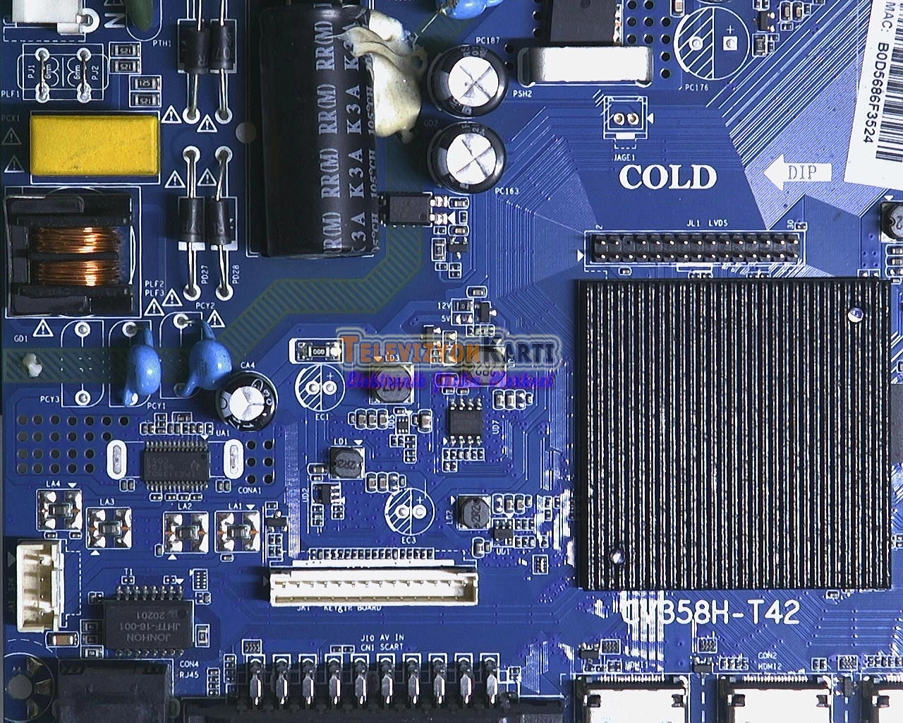 CV358H-T42,YUMATU 32’’ ANDROID LED TV,MAIN BOARD,ANAKART